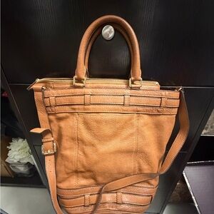 Michael Kors Tan Leather Shoulder Bag